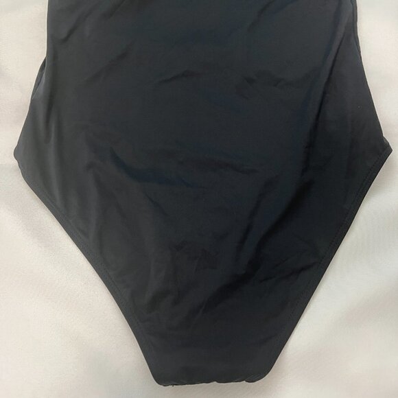 NWT You Di An Womens Black One Piece Swimsuit Rouched Style On The Chest - Picture 6 of 9